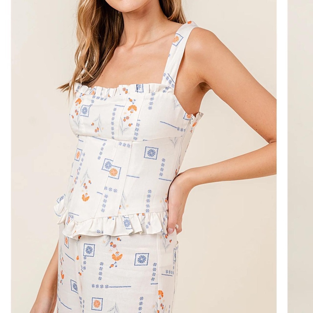 Fore floral top
